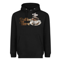 Black coffee time Heavyweight Hoodie - BarkalooDesign