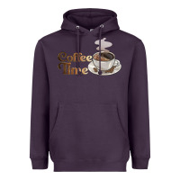 Plum coffee time Heavyweight Hoodie - BarkalooDesign