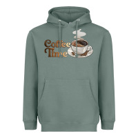 Sage coffee time Heavyweight Hoodie - BarkalooDesign
