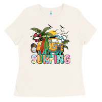 Bone Let's go surfing Ladies Tee - NancyCooperArtShop