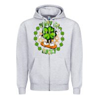 Heather Grey happy go lucky Zipper Hoodie - Artiststas