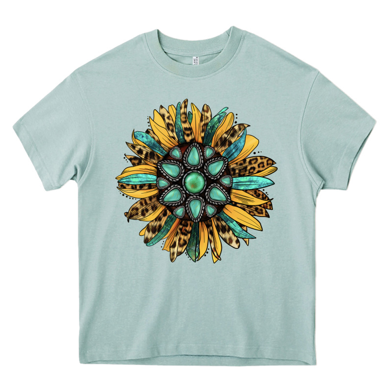 Gemstone Sunflower Heavy Core Tee by Bettercallsaul | Teevron