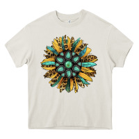 Cream Gemstone Sunflower Heavy Core Tee - Bettercallsaul