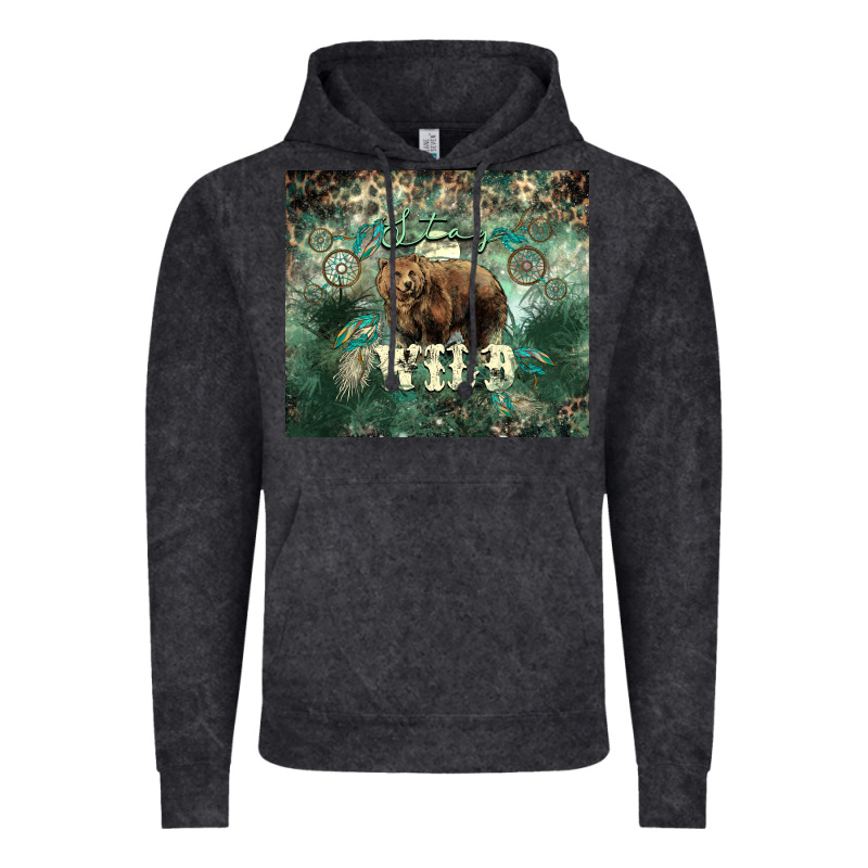 Stay Wild Bear Tumbler Vintage Hoodie by HowdyJamesFarm | Teevron
