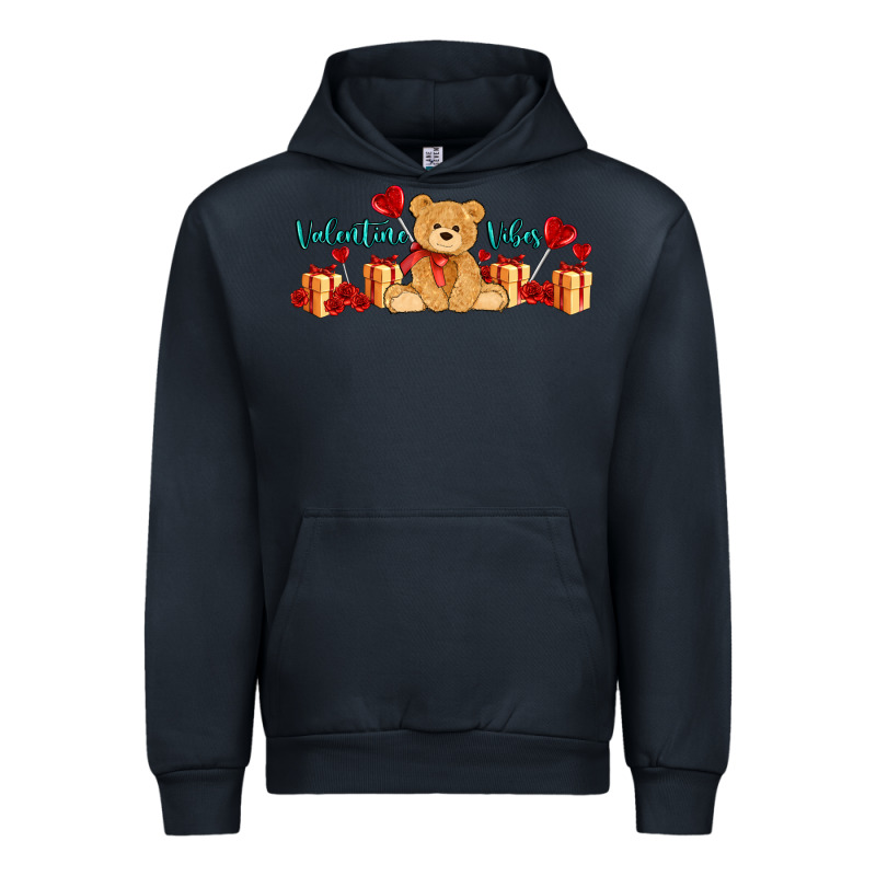 Valentines Vibes With Gifts And Bear Urban Hoodie by AdoDesignShop | Teevron