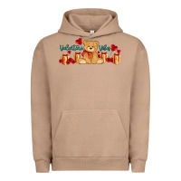 Pigment Burro valentines vibes with gifts and bear Urban Hoodie - AdoDesignShop