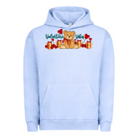 Pigment Grape Ice valentines vibes with gifts and bear Urban Hoodie - AdoDesignShop