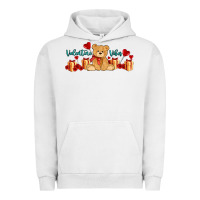 Pigment Lunar Rock valentines vibes with gifts and bear Urban Hoodie - AdoDesignShop
