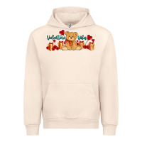 Sandshell valentines vibes with gifts and bear Urban Hoodie - AdoDesignShop