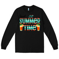 Black sweet summer time cocktail Long Sleeve Tee - CowCowDesign