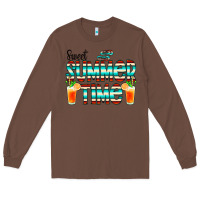 Chestnut sweet summer time cocktail Long Sleeve Tee - CowCowDesign