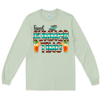 Matcha sweet summer time cocktail Long Sleeve Tee - CowCowDesign