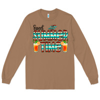 Toasted Coconut sweet summer time cocktail Long Sleeve Tee - CowCowDesign
