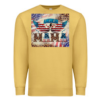 Antique Gold american mama Premium Sweatshirt - BarkalooDesign