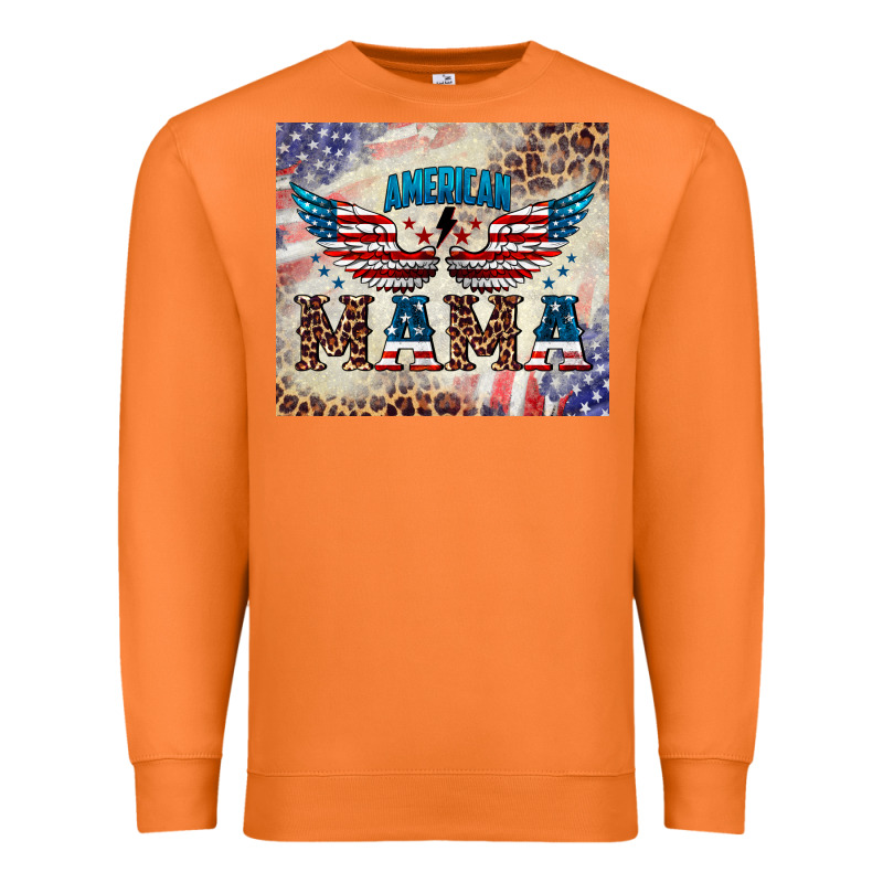 American Mama Premium Sweatshirt by BarkalooDesign | Teevron