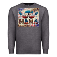 Charcoal Heather american mama Premium Sweatshirt - BarkalooDesign