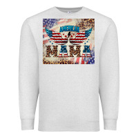 Oatmeal Heather american mama Premium Sweatshirt - BarkalooDesign