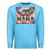 Ocean Blue american mama Premium Sweatshirt - BarkalooDesign
