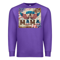 Purple american mama Premium Sweatshirt - BarkalooDesign