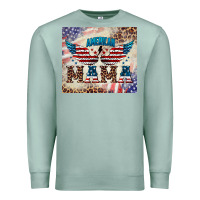 Seafoam american mama Premium Sweatshirt - BarkalooDesign