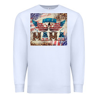 White american mama Premium Sweatshirt - BarkalooDesign