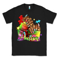 Black Black woman Autism nails Classic Tee - NancyCooperArtShop