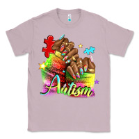 Lilac Black woman Autism nails Classic Tee - NancyCooperArtShop