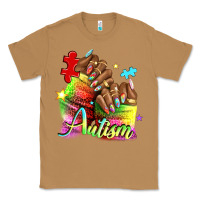 Toasted Coconut Black woman Autism nails Classic Tee - NancyCooperArtShop