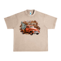 French Oak merry christmas truck Urban Heavy Tee - CowGirlArtShop