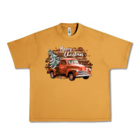 Peanut Butter merry christmas truck Urban Heavy Tee - CowGirlArtShop
