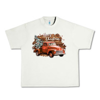 Pistachio merry christmas truck Urban Heavy Tee - CowGirlArtShop