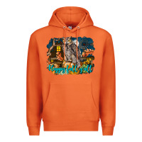 Carrot Happy Fall Y'all Owl Premium Hoodie - LillyAllenDesigns