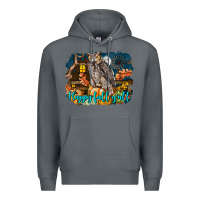 Rock Happy Fall Y'all Owl Premium Hoodie - LillyAllenDesigns