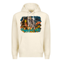 Tofu Happy Fall Y'all Owl Premium Hoodie - LillyAllenDesigns