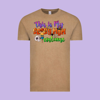 This Is My Scary Mom Costume Vintage Tee Designed By Cowgirlartshop