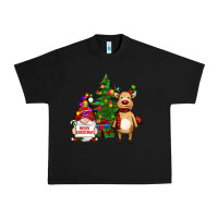 Black merry christmas gnomes, reindeer Urban Heavy Tee - RanaPortraitStore