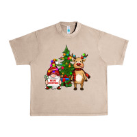 French Oak merry christmas gnomes, reindeer Urban Heavy Tee - RanaPortraitStore