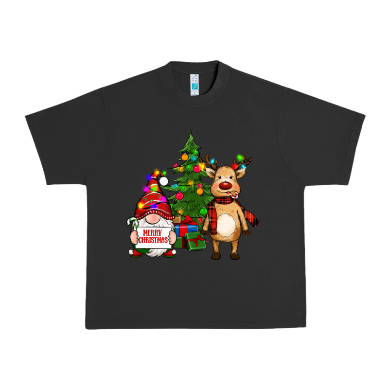 Merry Christmas Gnomes, Reindeer Urban Heavy Tee by RanaPortraitStore | Teevron
