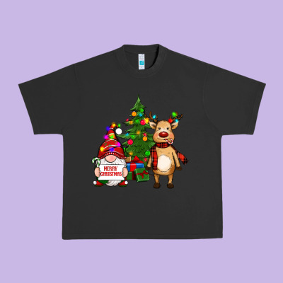 Merry Christmas Gnomes, Reindeer Urban Heavy Tee Designed By Ranaportraitstore