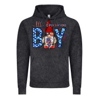 Vintage Black All American boy with gnome Vintage Hoodie - HowdyJamesFarm