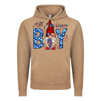 Vintage Coffee All American boy with gnome Vintage Hoodie - HowdyJamesFarm