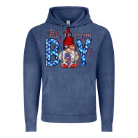 Vintage Denim All American boy with gnome Vintage Hoodie - HowdyJamesFarm