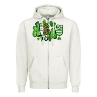Oatmeal Heather x ray tech st patrick's day Zipper Hoodie - Artiststas