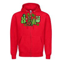 Red x ray tech st patrick's day Zipper Hoodie - Artiststas