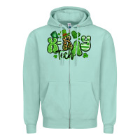 Seafoam x ray tech st patrick's day Zipper Hoodie - Artiststas