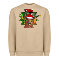 Longhorn Aztec Christmas Heavyweight Sweatshirt | Teevron