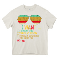 Cream I Want to Break Free to Ride My Bicycle Want It All Heavy Core Tee - Bettercallsaul