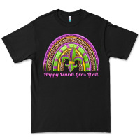 Black happy mardi gras y'all rainbow Premium Tee - Jasminsmagicworld