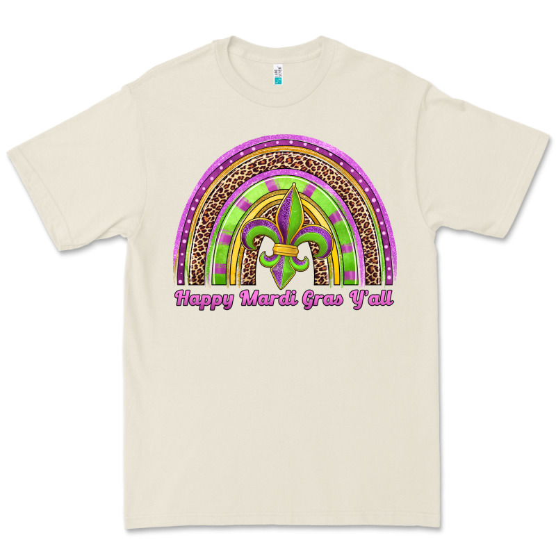 Happy Mardi Gras Y'all Rainbow Premium Tee by Jasminsmagicworld | Teevron