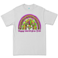 Dove Grey happy mardi gras y'all rainbow Premium Tee - Jasminsmagicworld